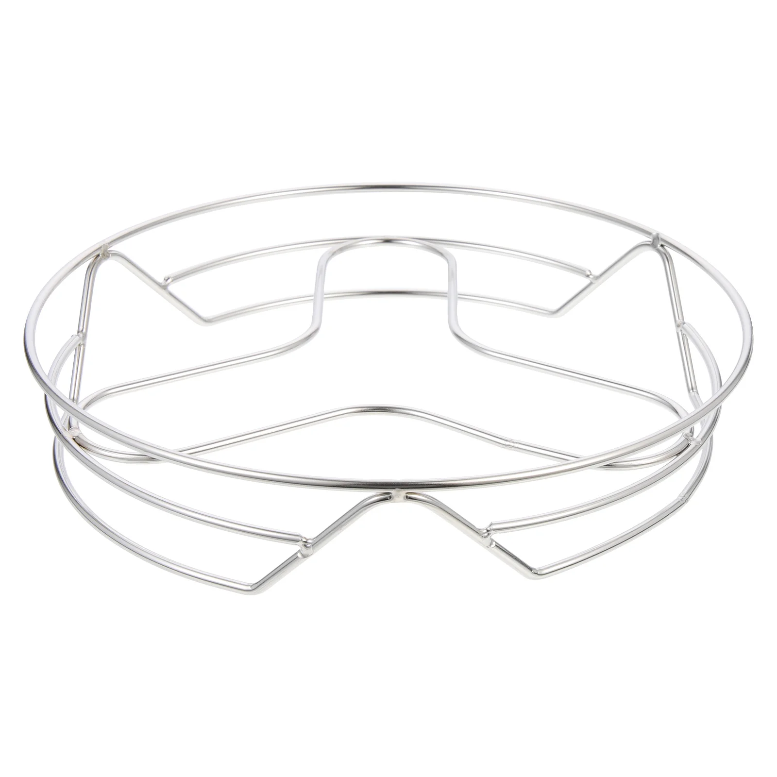 

Stainless Steel Steaming Rack Practical Steamer Rack Pan Heat Insulation Rack