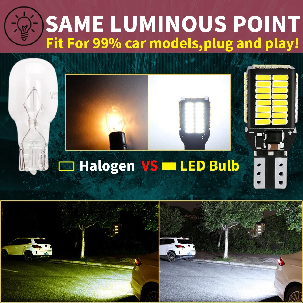 Задняя лампа для Jeep Wrangler Jk Compass Renegade Cherokee Patriot 2 шт. W16W T15 921 912