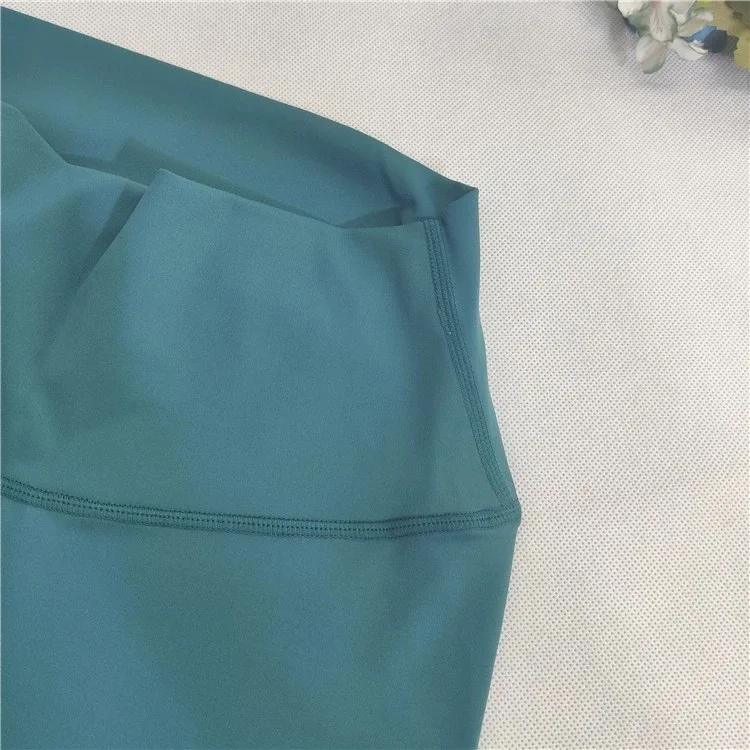 With Logo Align Women High Waist Naked Feeling Fitness Sports Leggings Quick Dry Breathable Push Up Workout Running Yoga Pants