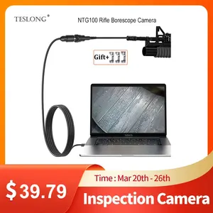 Imported Teslong NTG100 Rifle Borescope Camera, 0.2inch Digital Hunting Cleaning Scope with LED Light, Fits .