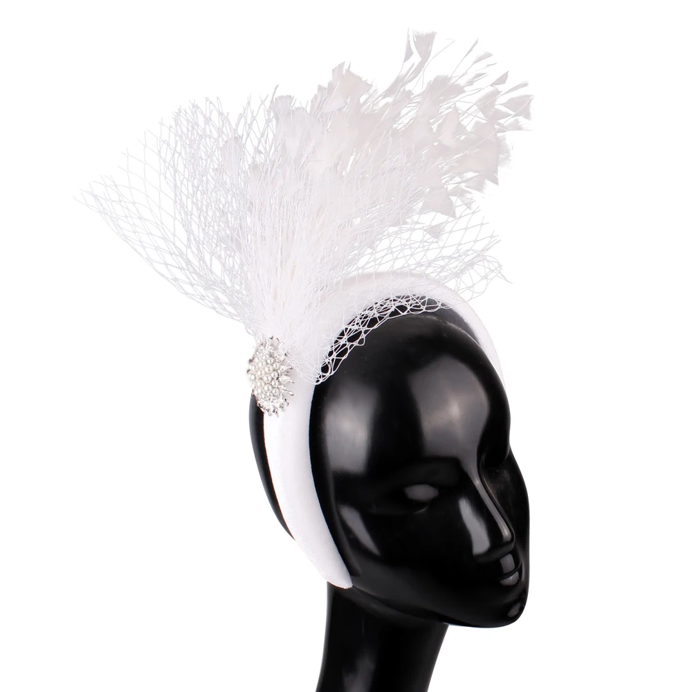 Элегантные женские классические свадебные головные уборы красивые повязки для