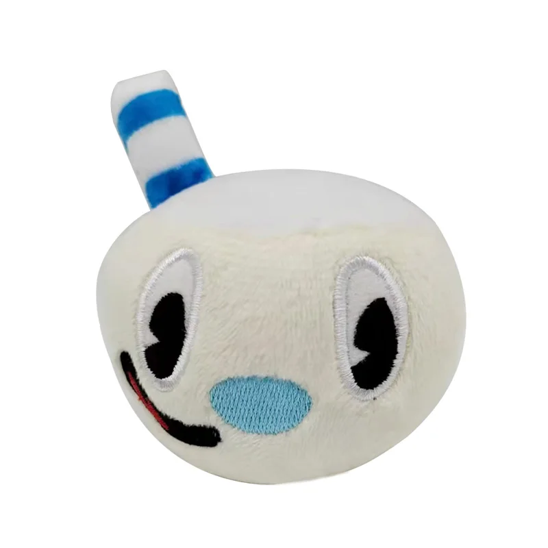 2 шт./лот 10 см игровая плюшевая игрушка с капюшоном Mugman плюшевые брелоки подвеска