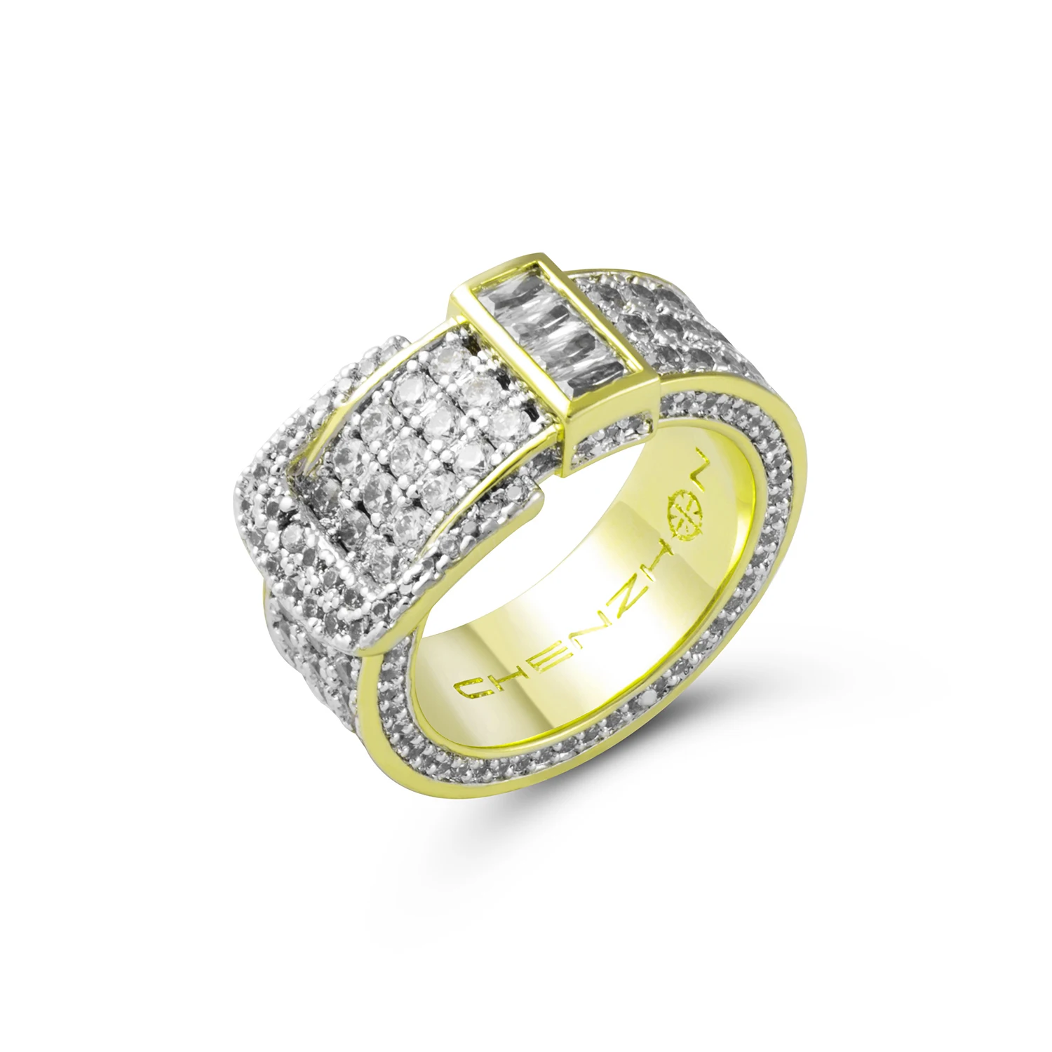 

Belt buckle original 925 sterling silver ring women men's wedding suit couples luxury jewelry