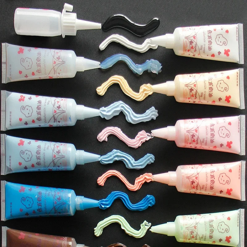 Имитация кремового клея DIY Материал посылка ручная работа прозрачная прочная