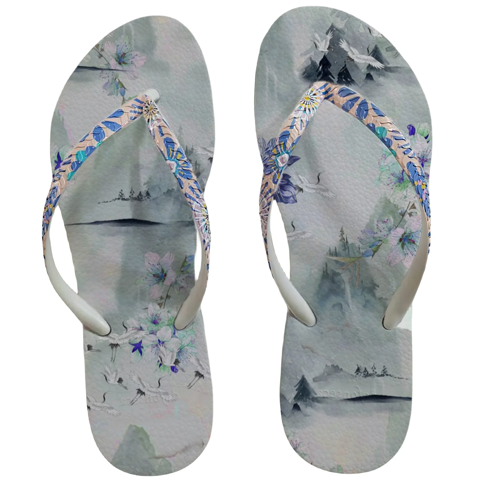 Сандалии пляжные женские летние шлепанцы на нескользящей подошве из ЭВА