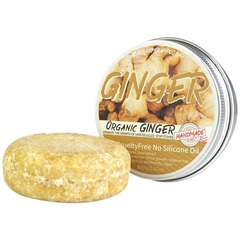 Ginger Regrowth Shampoo Bar Nourishing Shampoo And Conditioner Bar Anti Itching Strengthens Hair Hair Loss Shampoo For Men