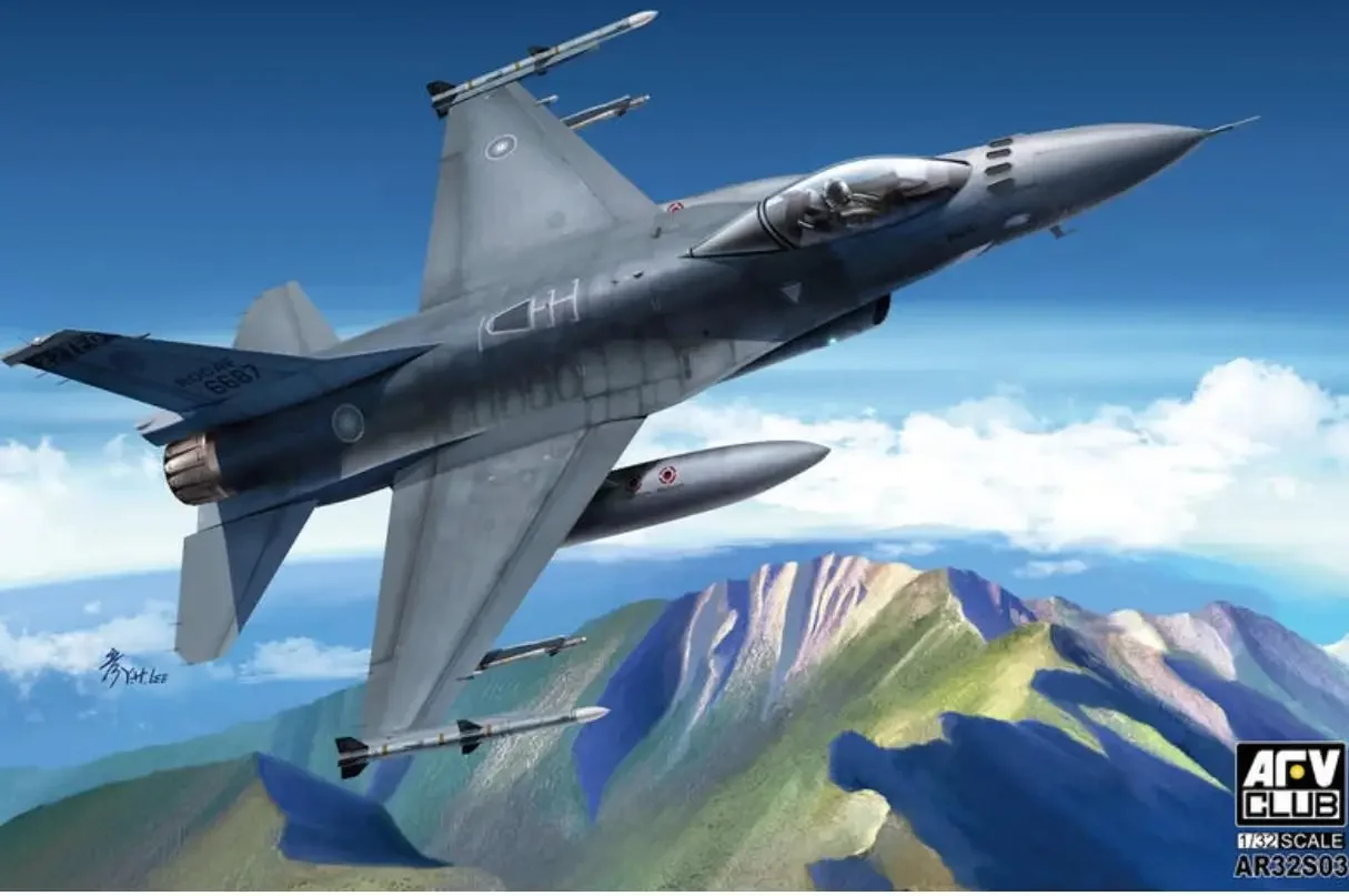 AFV Club AR32S03 Масштаб 1/32 ROCAF F-16AM Viper Block20 Пластиковая модель Fighting Falcon