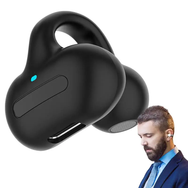 

Wireless Ear Clip Headphones Single Open Ear Wireless Sport Headphones Waterproof Sweat Resistant Earphones For Workouts Running