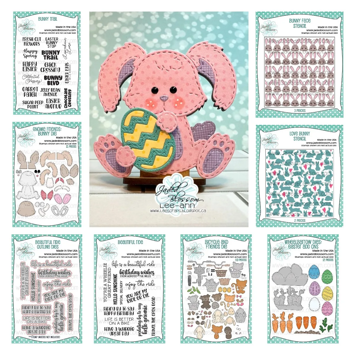 Bunny Trail Beautiful Ride Пасхальная бирка Металлические штампы и DIY Трафарет для