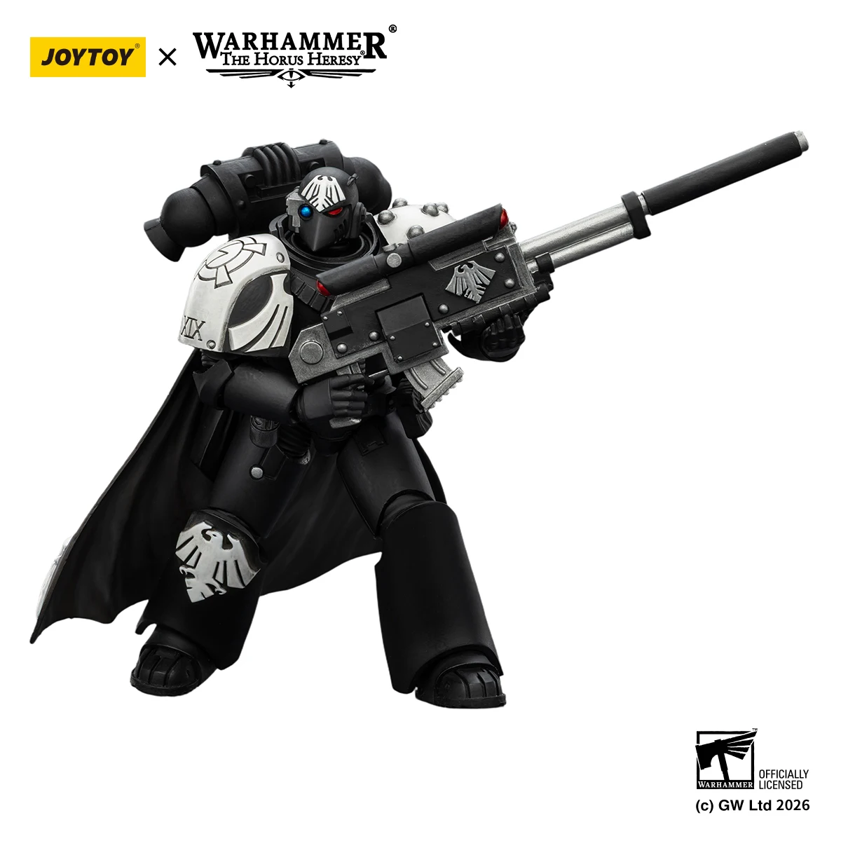 Фото В наличии: JOYTOY Warhammer 40K Raven Guard Mor Deythan Shade with Nemesis Bolt Rifle Mor Deythan with Nemesis Bolt Rifle 1/18 №2