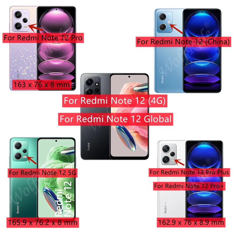 2-in-1 For Redmi Note 12 Pro Plus Glass Redmi Note 12 Pro Plus Full 9H Screen Protector Xiaomi Redmi Note 12 Pro Plus Lens Glass