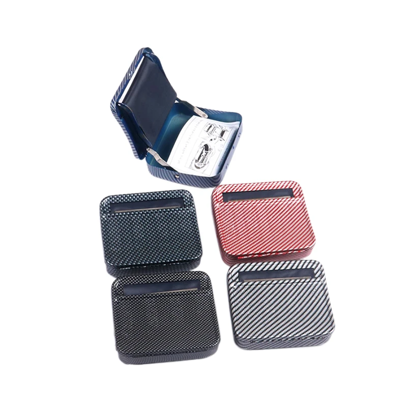 

hot sale 70mm metal cigarette rolling box manual DIY cigarette metal rolling tobacco box