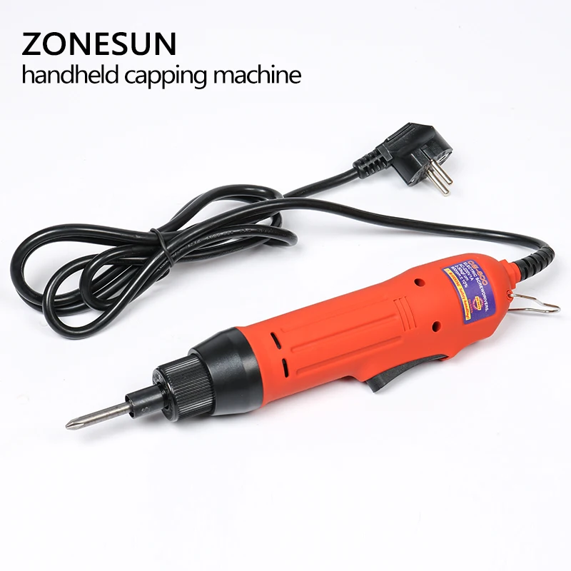 ZONESUN Manual electric Capping Machine screw plastic Drinks Water bottle capping machine capper | Инструменты
