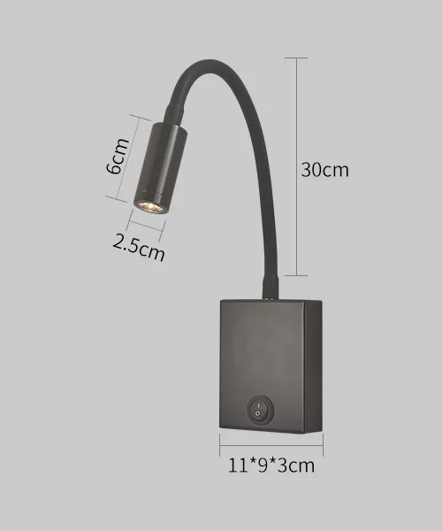 

Настенный светильник KINLAMS белый/черный