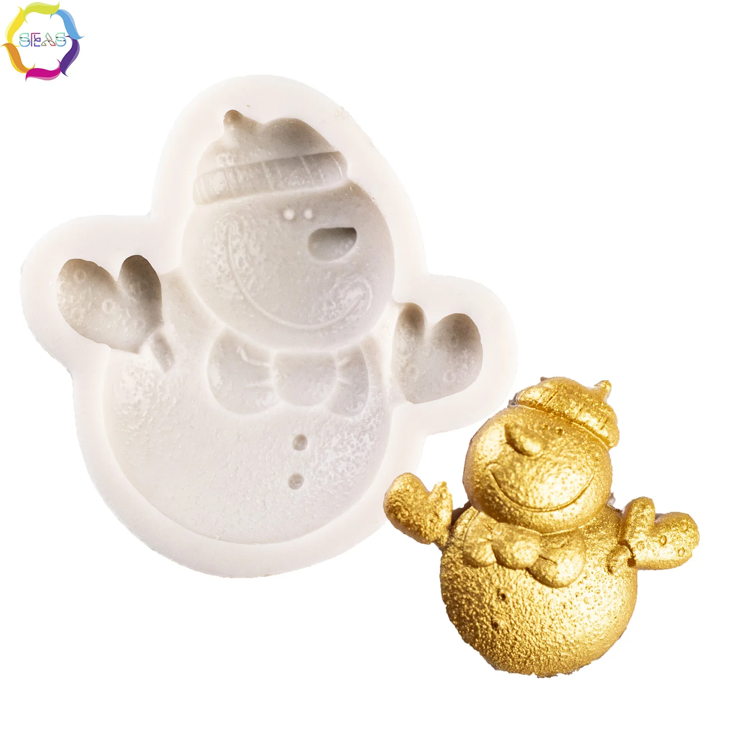 

Рождественская, снеговик, силиконовая форма для свечей, формы для смолы, глины, мыла, помадки, украшения торта, сахара, пасты, формы для шокол...