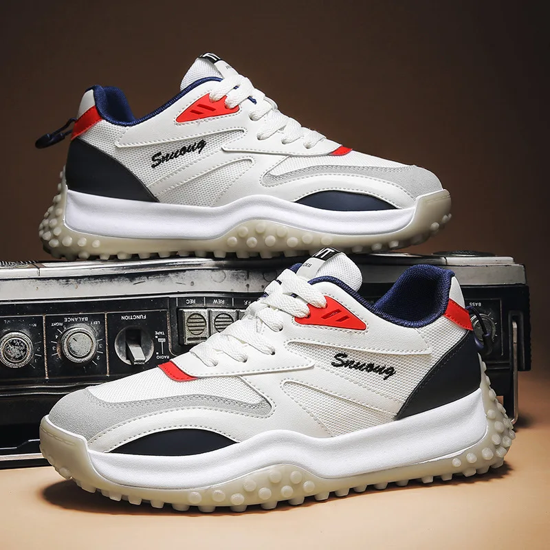 

Spring Autumn Mens Sneaker Fashion Casual Shoes Fitness Shoes Outdoor Walking Shoes Breathable Running Shoes Male Footwear