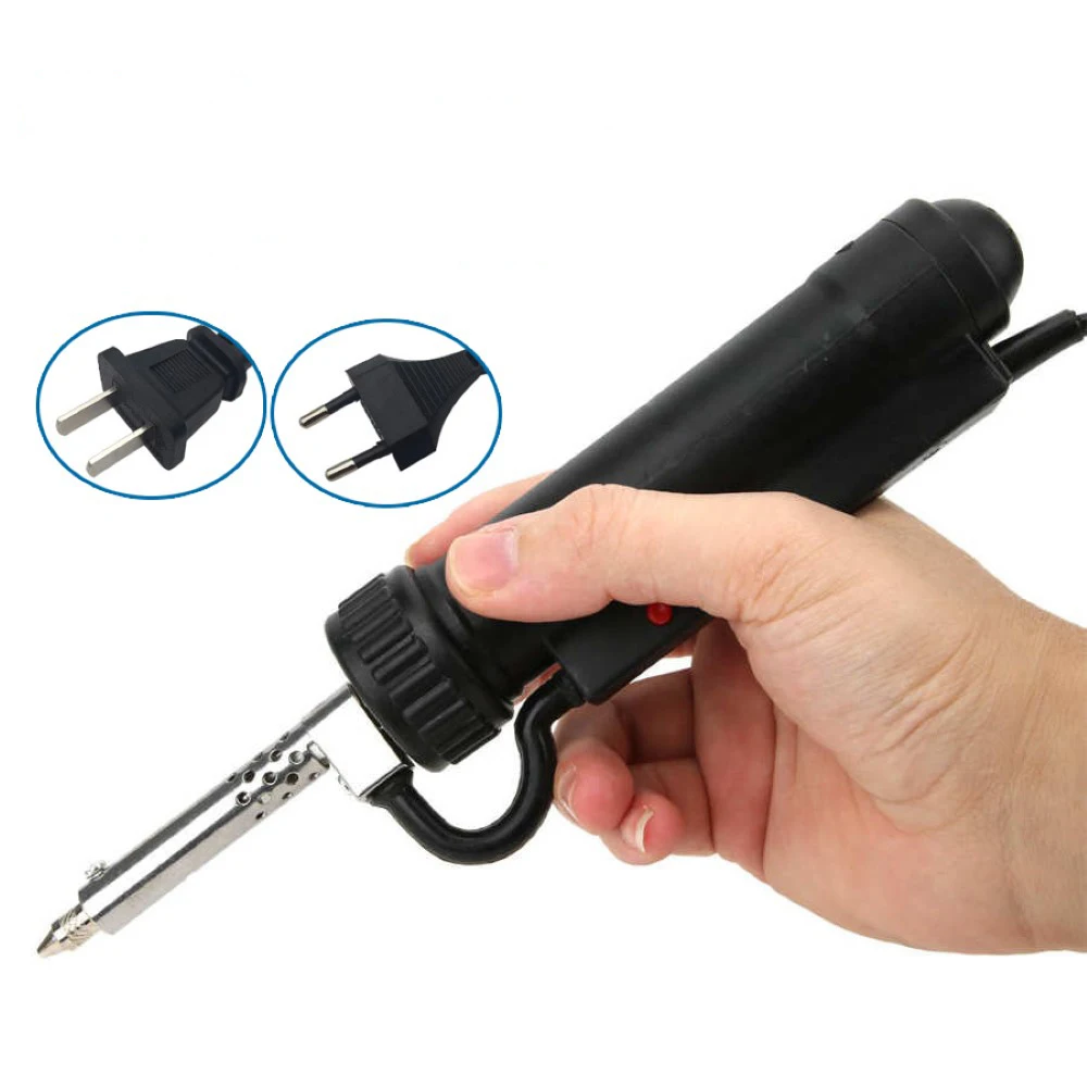 

Электрический Вакуумный паяльник на присоске, 110 В/220 В, 11 Дюймов, 30 Вт, отсос для припоя с 3 насадками, ручной паяльник, ремонтный инструмент