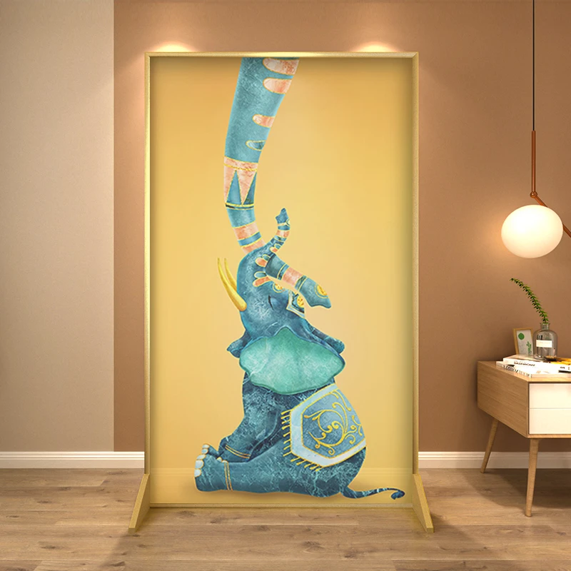 

Nordic Fashion Home Decoration Hallway Affordable Luxury Subareas Screens Living Room Dining Room Mobile Aluminum Alloy Custom