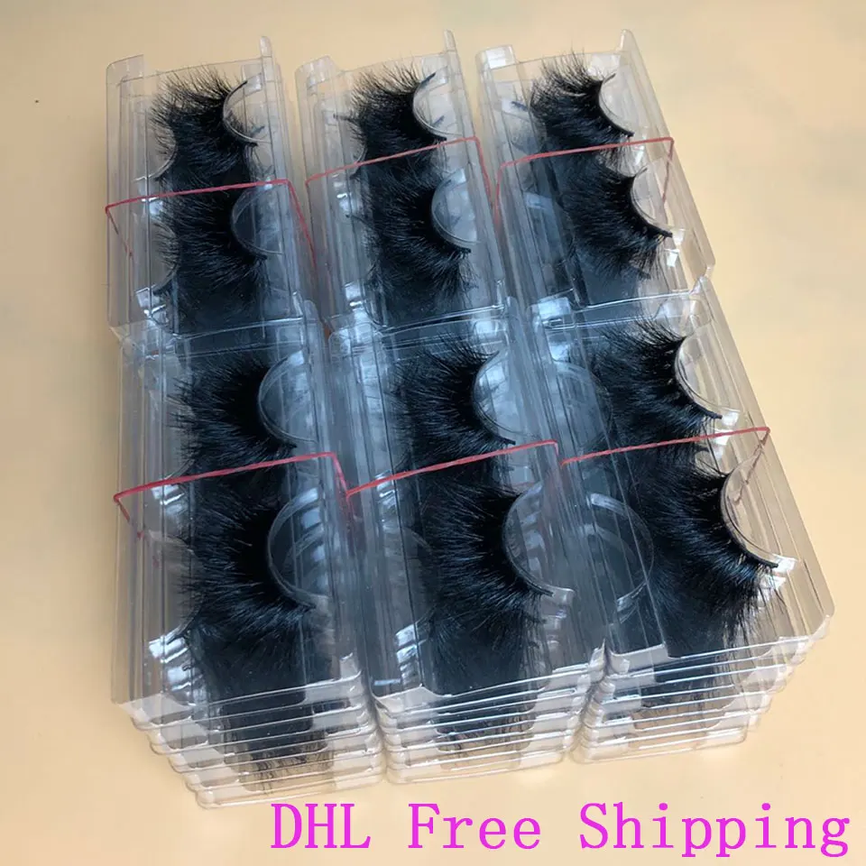 

Wholesale 30 Pairs Mink Eyelashes 3D Mink Lashes Handmade Fluffy Dramatic Lashes Cruelty Free 25mm False Eyelashes Makeup Lashes