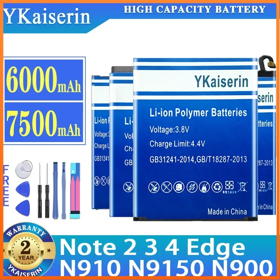 Аккумулятор для Samsung GALAXY Note 2 3 4 Edge N9150 Note4 N910 N910X SM-N915 N7100 T889 Note3 N9000 N9005 N900