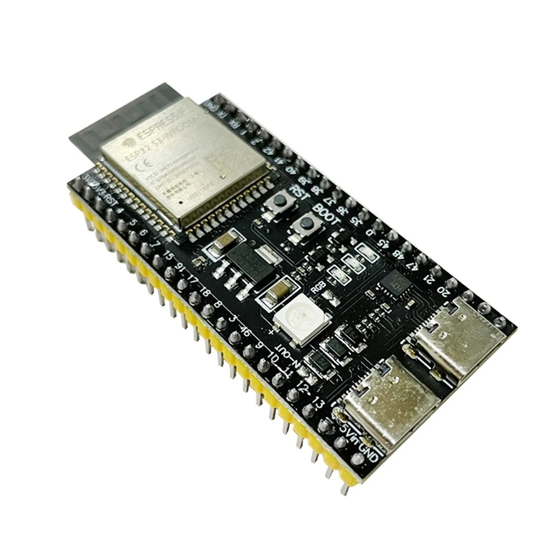 Плата разработчика RGB WiFi+BLE5.0 — ESP32-S3-WROOM-1-N16R8 (16 МБ флэш-памяти/8