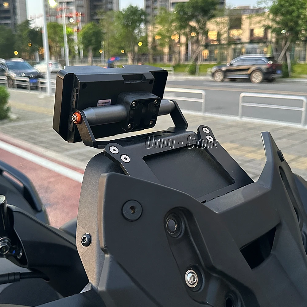 Мотоциклетное крепление с GPS 12/22 мм держатель для беспроводной зарядки