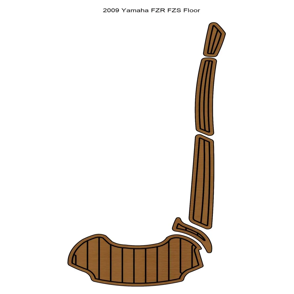 2009 Ya-ma-ha FZR FZS Напольный коврик для лодки из пены EVA искусственного тикового дерева
