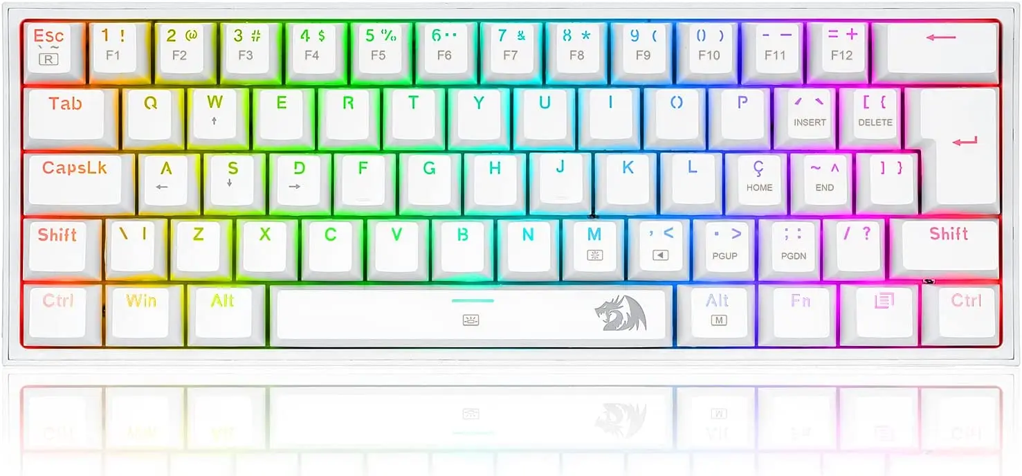 

MECANICO GAMER FIZZ RGB BRANCO SWITCH MARROM