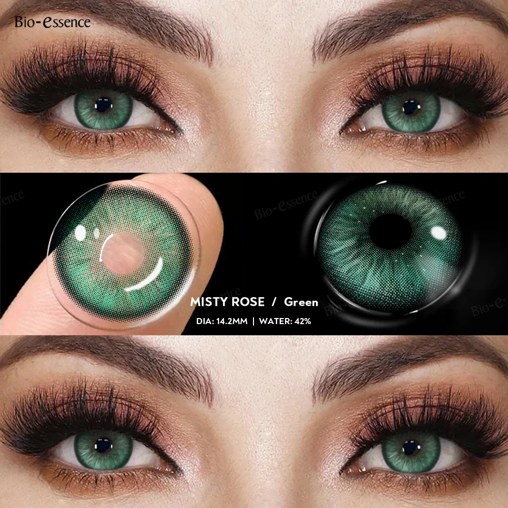 Совершенно новые цветные контактные линзы Bio-essence 1 пара цветных контактных линз