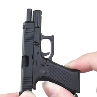 creatve mini tactical keychain portable detachable pistol shape keyring weapon decor key chain backpack pendant hot gift toy