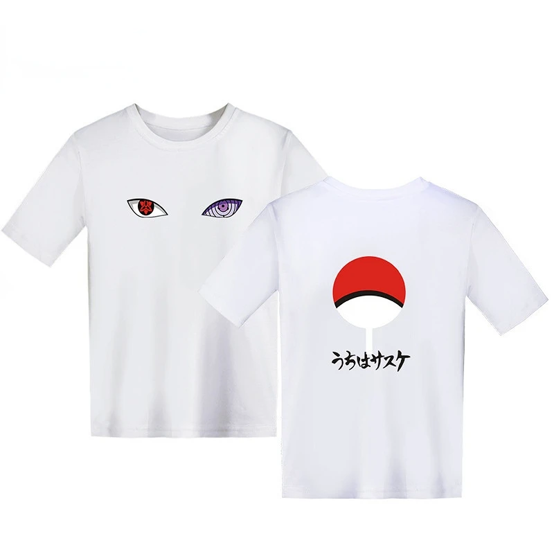 

2022 New Anime Naruto Cute Boys and Girls Short Sleeve Comfortable Casual Fashion T-Shirt Girl Clothes