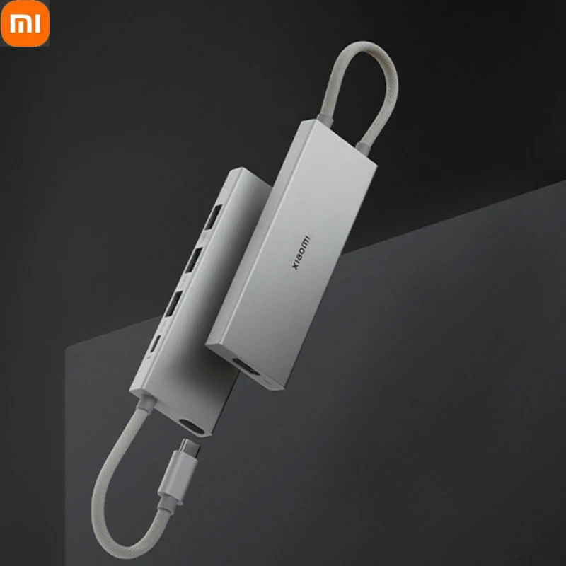 

Док-станция Xiaomi Type-C 5 в 1, USB адаптер с высокой передачей, HDMI, несколько интерфейсов, конвертер для разветвителя компьютерной линии