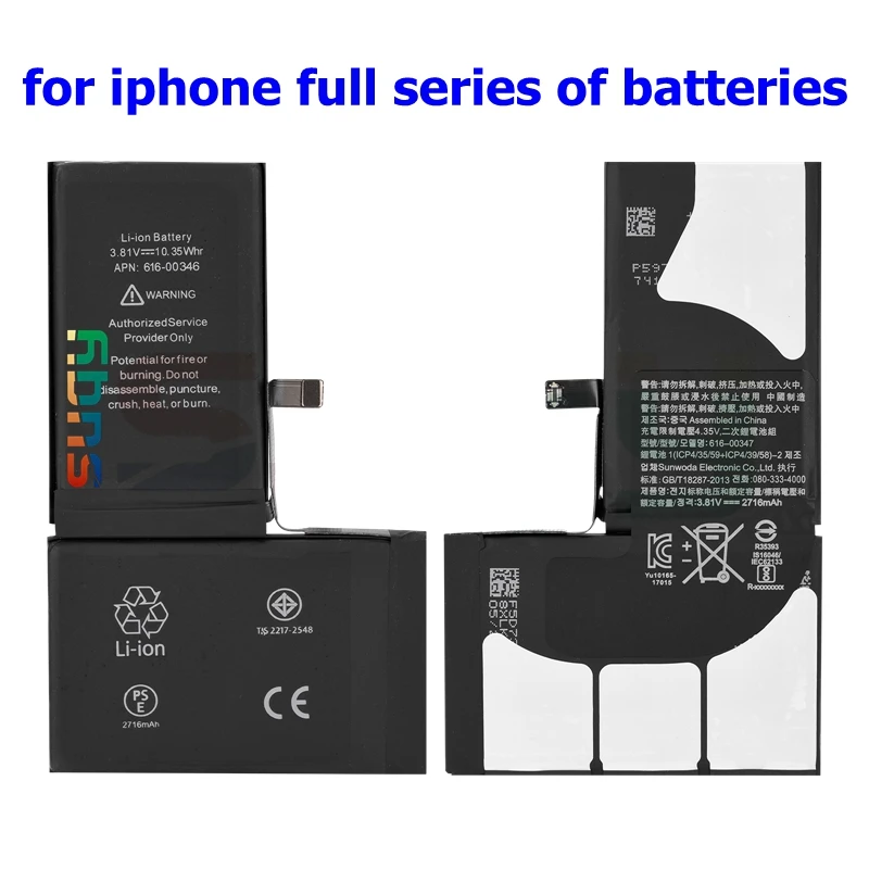 

Аккумулятор для телефона для iPhone 12 Mini 11 Pro Max 6 s 7 8 6 Plus X SE 5s 5 5c XR XS Max Se 2020, Сменный аккумулятор для Apple 6 S 4