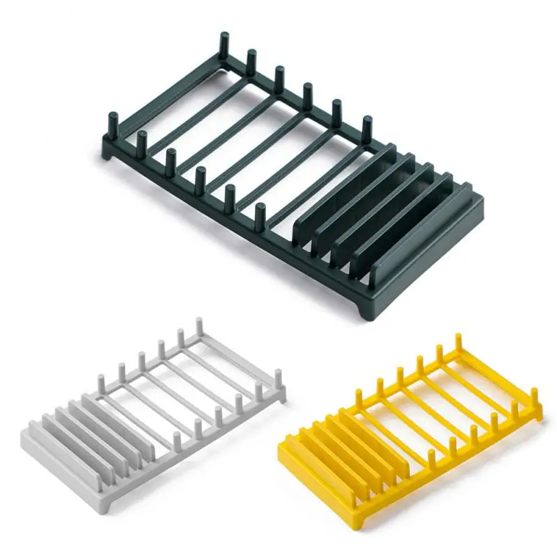 

Dish Drainage Rack Kitchen Multiposition Plate Dish Knife Pot Lid Multifunction Arrangement And Storage Rack