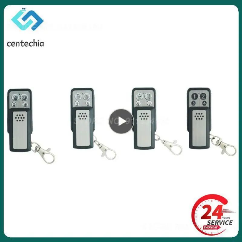 

1~5PCS Can Directly Copy The Remote Control Metal Remote Fixed Code 433mhz Frequency Black Multiple Models Available