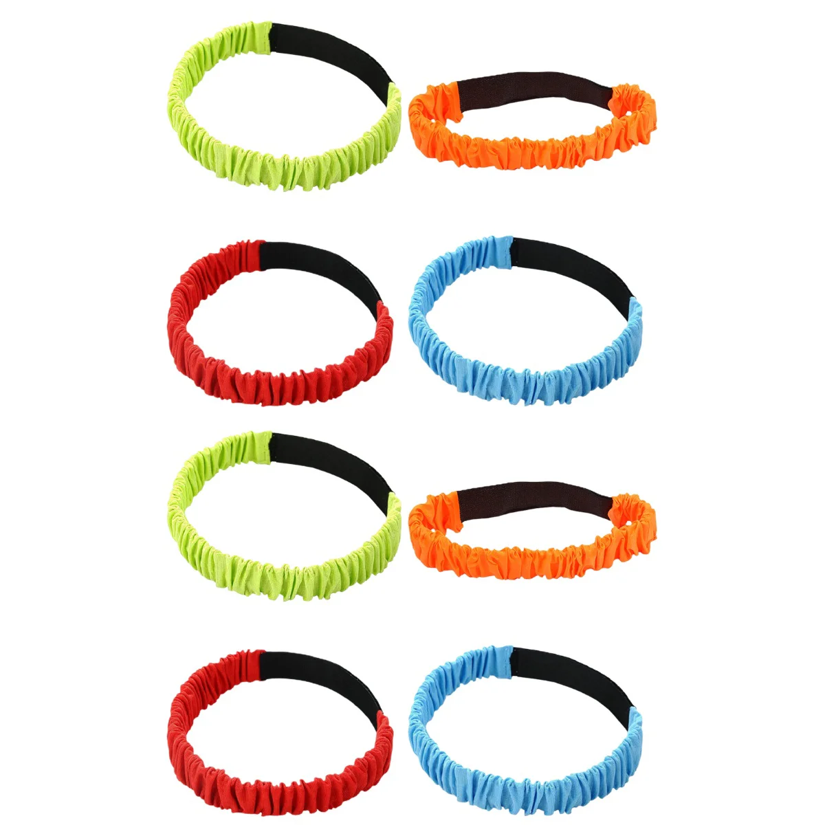 

8 Pcs Elastic Race Bands Parent-child Interaction Props Competition Elastic Bands Game Props