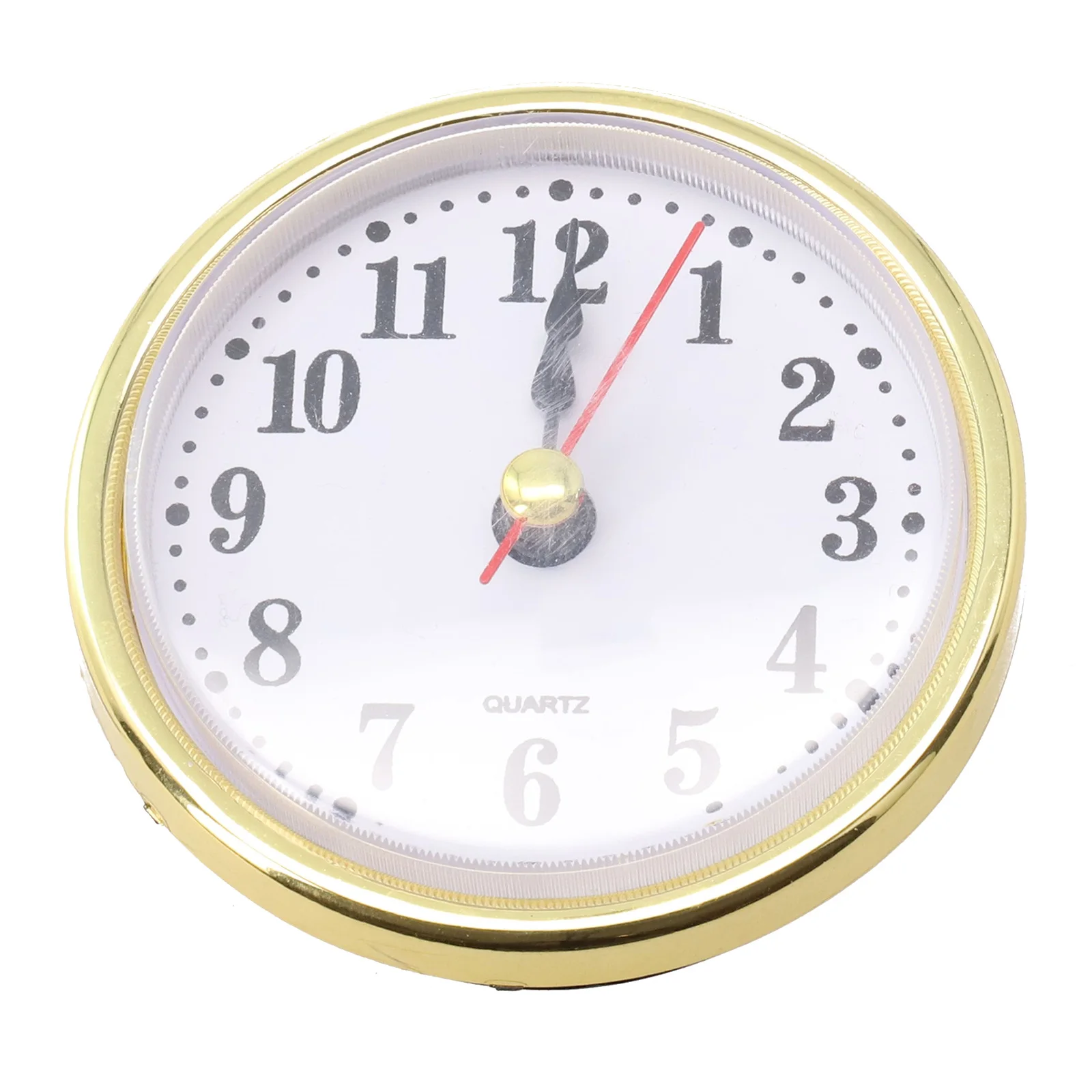 

Insert Quartz Clock Insert 30g Accessories Clear Lens Gold Colored Trim Parts Replacement Durable And Practical