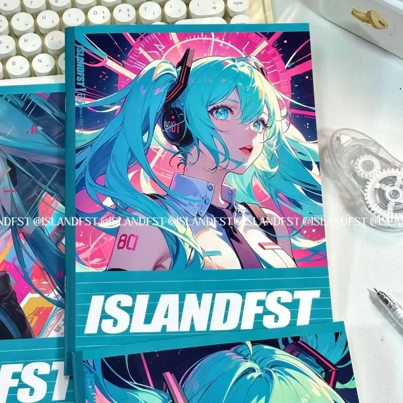 Тетрадь Hatsune Miku аниме периферийный милый мультяшный дневник японская кавайная