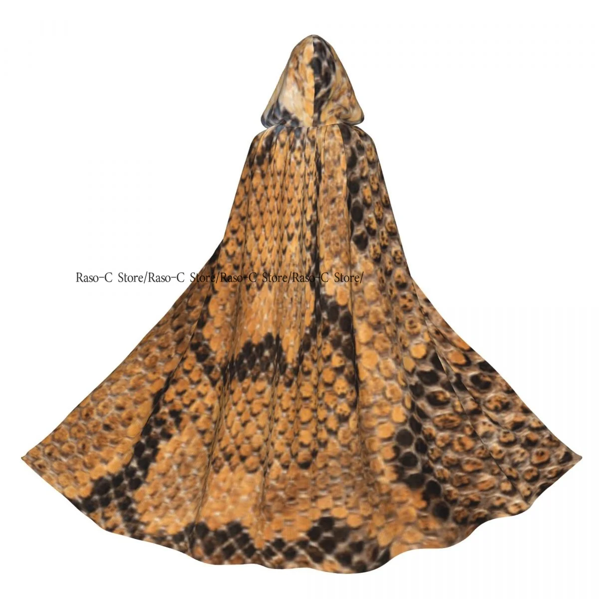 Плащ с капюшоном плащ унисекс из крокодиловой змеиной кожи накидка ведьмы