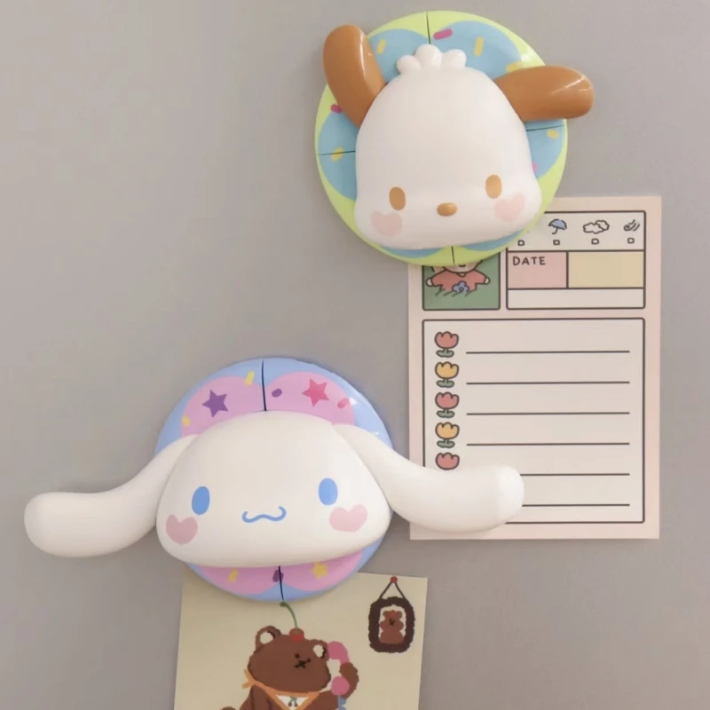 

Sanrio series building block delicious donut refrigerator stickers My Melody Pochacco assembled building block birthday gift