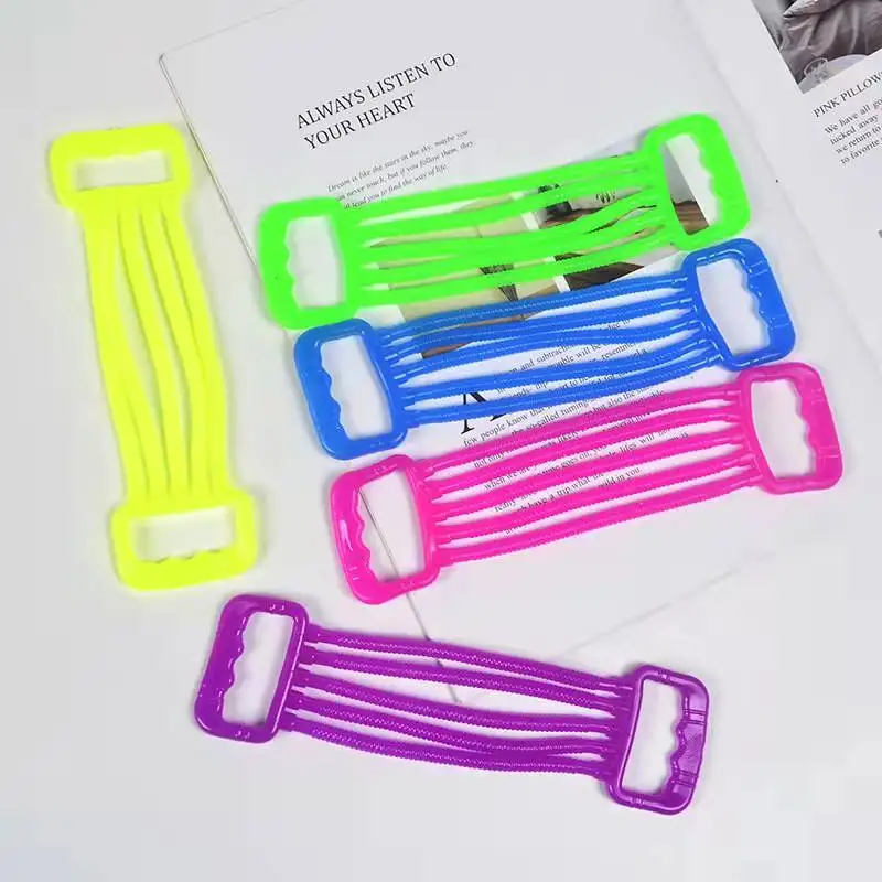 

Fidget Toy TPR Color Chest Expander Toy Decompression Soft Rubber Noodles Lale Children's Training Arm Strength