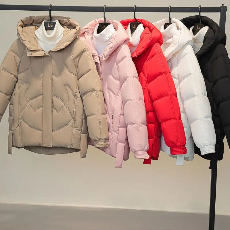 Winter Women's Cold Coat Jackets Parkas Super Hot Coats Hooded Cotton Padded Jacket Fashion Snow Coat Loose New