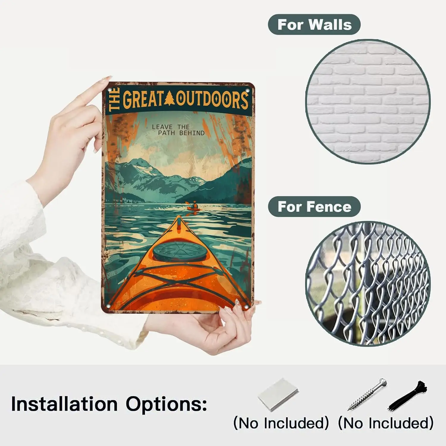 Cmpng Kyk On Lke Or Rver Wll Decor Outsde Rustc Sgns для дома Grge Men Cve Yrd Cmper Gfts 12*8n