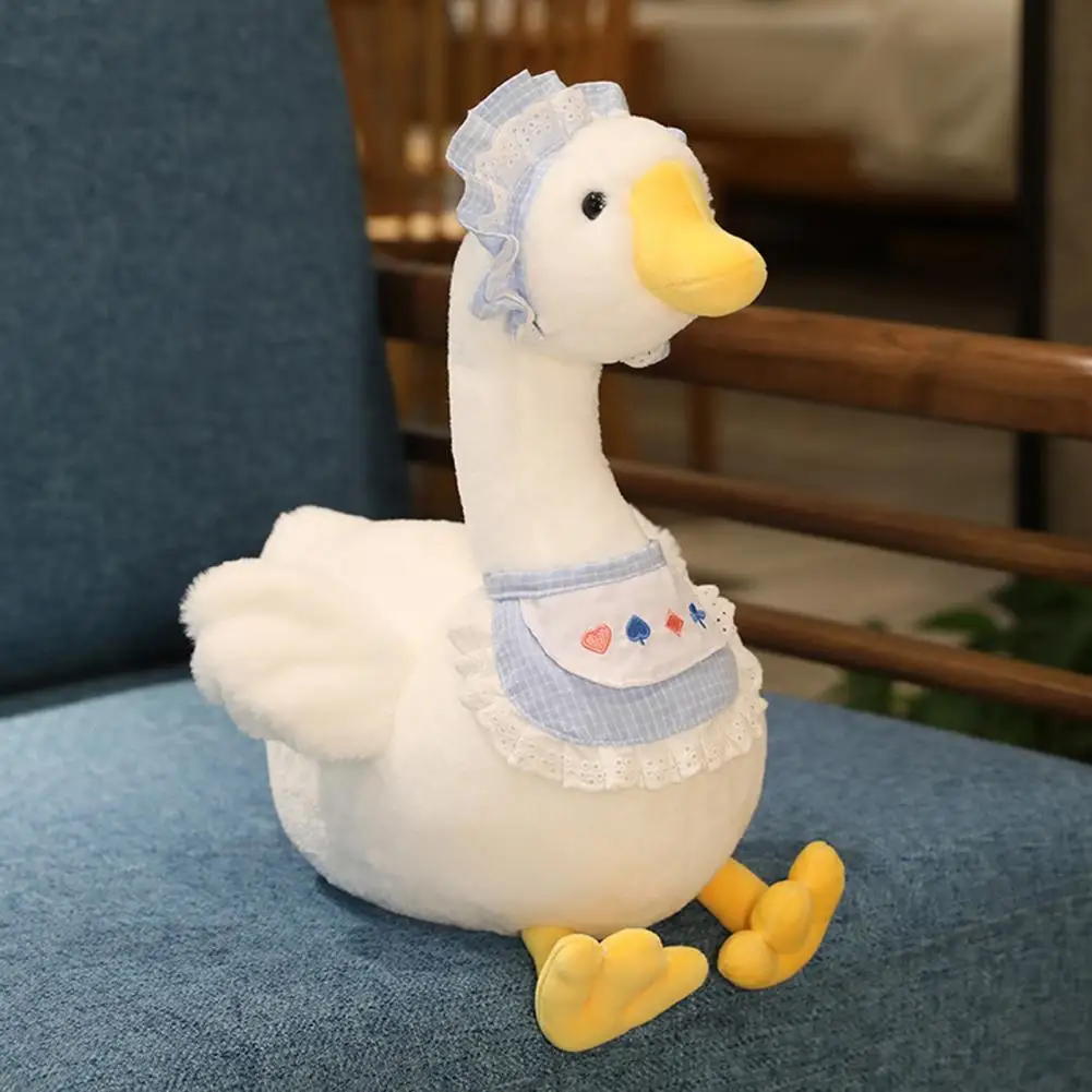 

Stuffed Doll Cartoon Creative Full Filling Big White Gooses Plush Baby Kids Toy