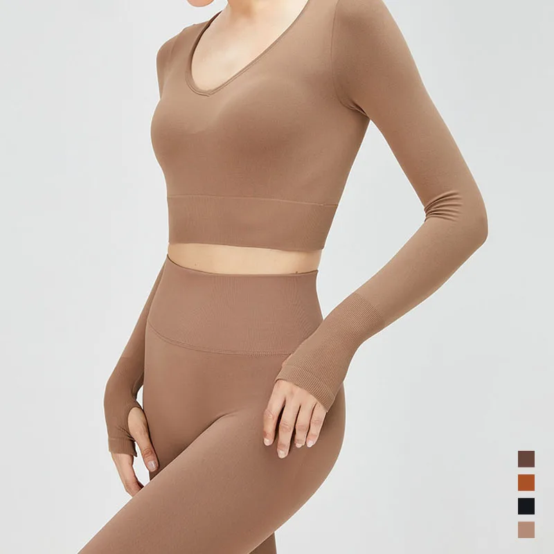 

Yoga Set Gym Set Workout Clothes Women Sportswear Athletic Wear Sports Gym Legging Seamless Fitness Bra Crop Top Running Suit