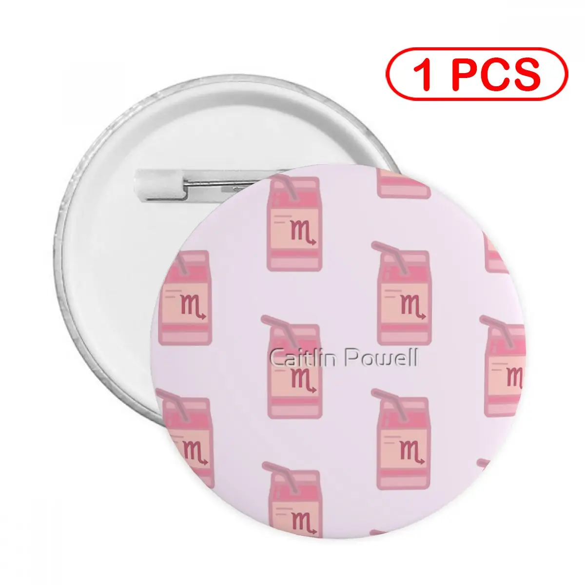 Round Badge Badge Ins Wind Fashionable Hat Birthday Gift