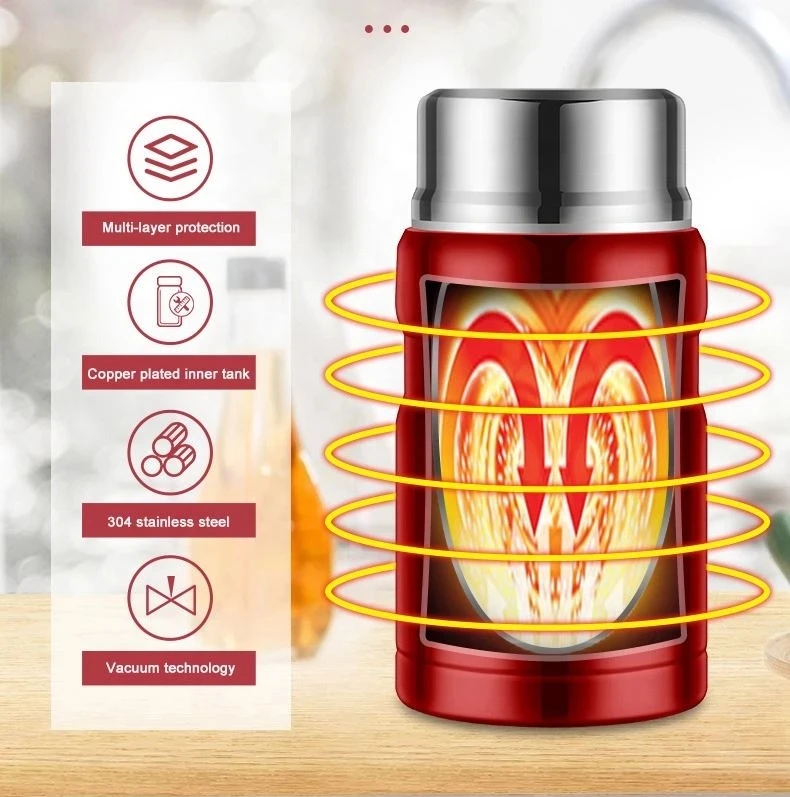 Скидка Термос большой емкости из нержавеющей стали, 750 мл Дешево Термос большой емкости из нержавеющей стали, 750 мл