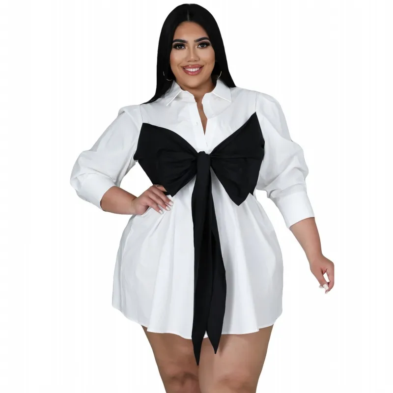 

African Clothes Tops For Women Turn Down Collar Full Sleeve Blouses 2022 Spring Summer New Casual Africa Clothing Shirts Tunic