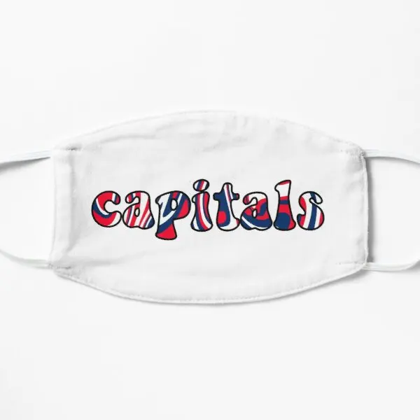 

Groovy Capitals Flat Printing Face Mask Protective Cartoon Haze Health Fashion Cute Accessories Beauty Winter Anti Dust Cotton