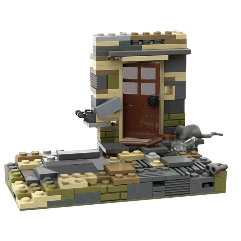 Фото Gobrick MOC TLOU-минимализм-Joel and Elli последняя из США модель из фильма строительные блоки Обучающие игрушки для детей подарок на день рождения №5